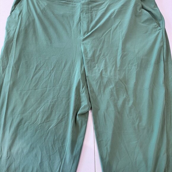 Athleta Green Lightweight Running Pants, Plus Size 22 - Picture 3 of 8